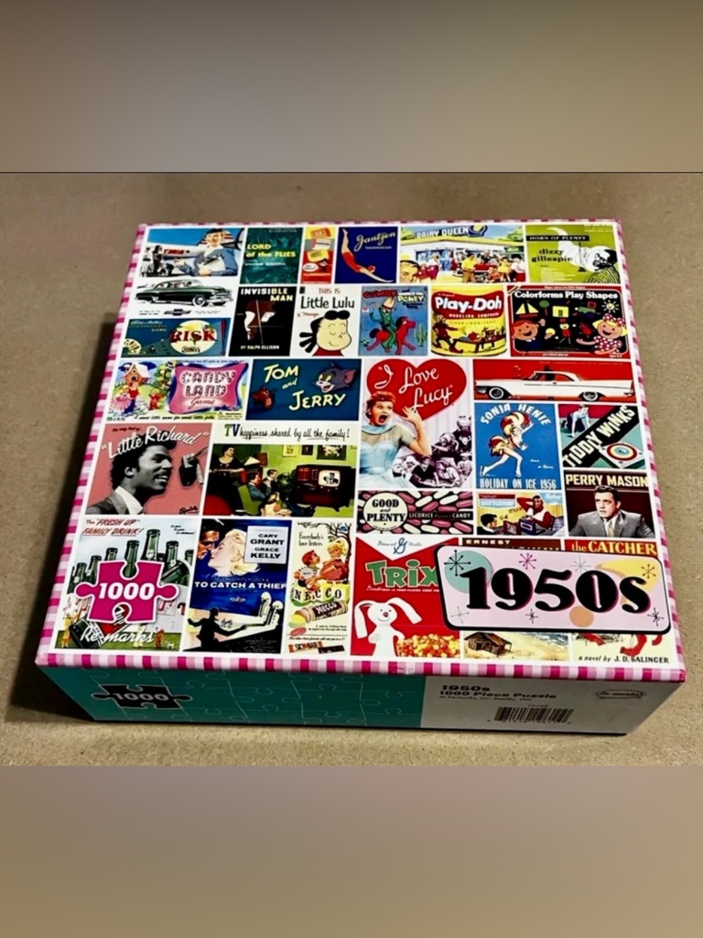 Re-marks 1950s Pop Culture Puzzle,
1000-Piece Family Jigsaw Puzzle, Complete
